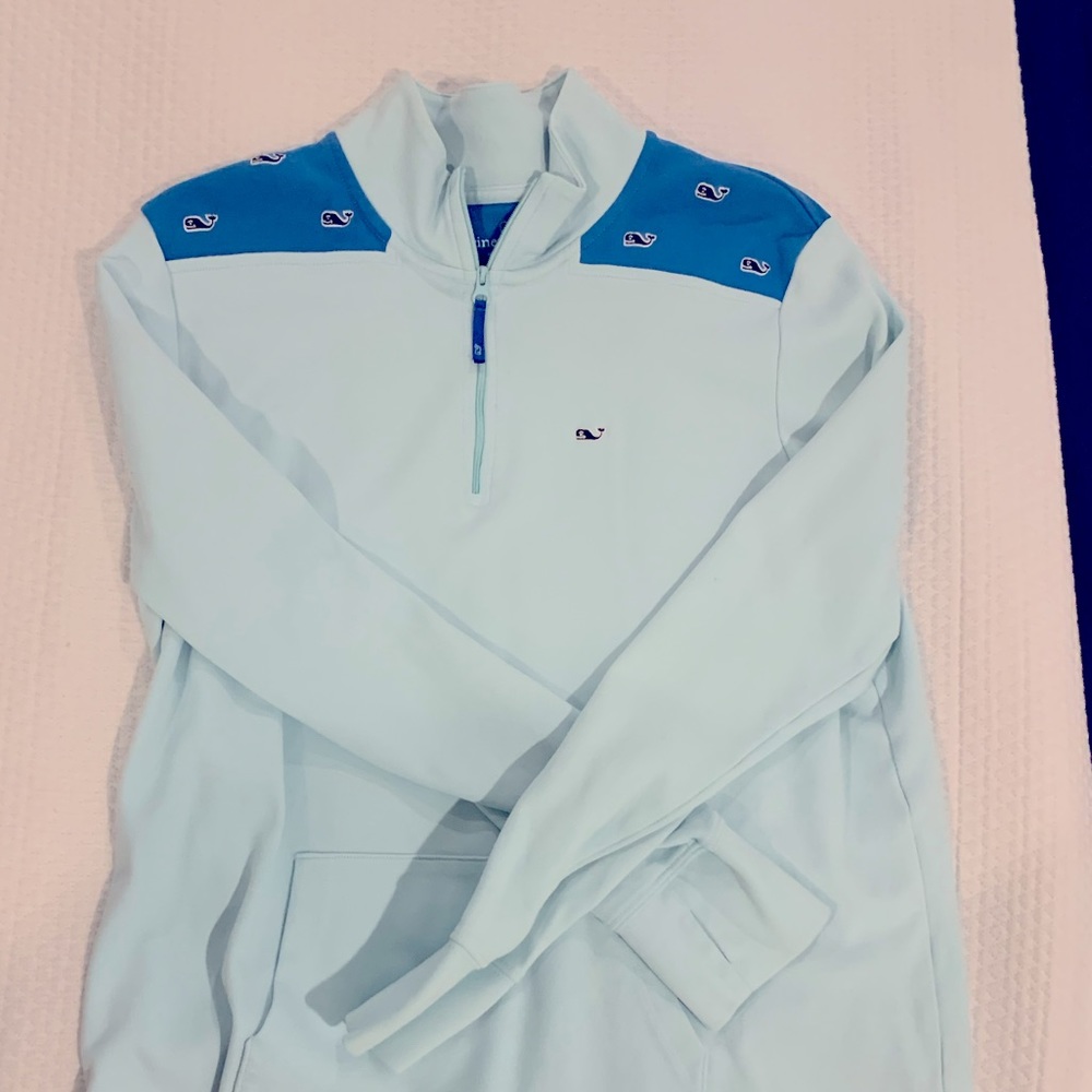 Vineyard Vines quarter zip shep pullover. Womens Large.